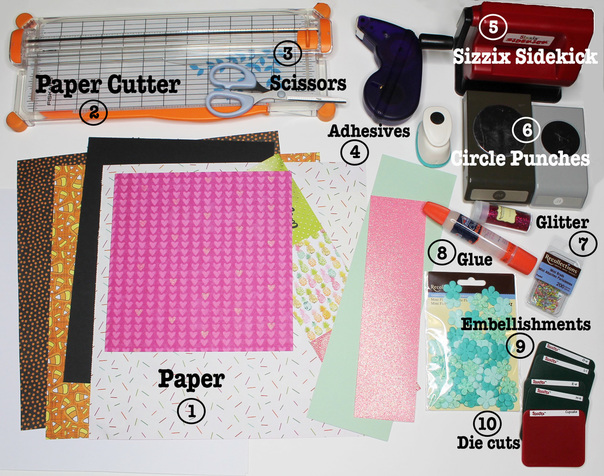 Glittered Cardstock Paper Pack, Hobby Lobby